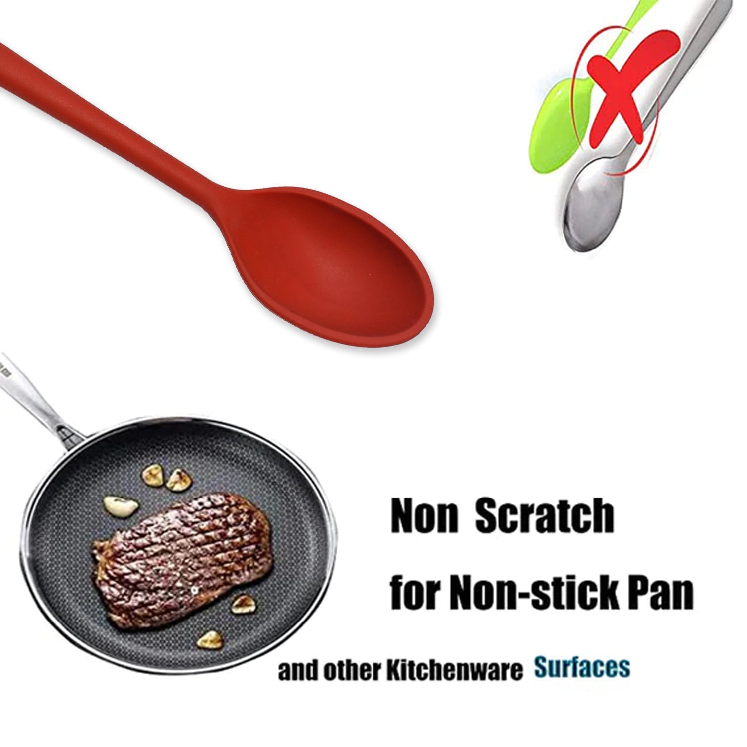 5397 Multi Purpose Heat Resistance Silicone Spatula Turner Non-Stick Silicone Kitchen Tools. DeoDap 5397 Multi Purpose Heat Resistance Silicone Spatula Turner Non-Stick Silicone Kitchen Tools. DeoDap